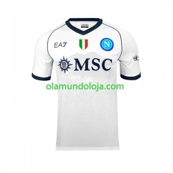 Camisola Napoli OSIMHEN 9 Homem Equipamento Segundo 2023-2024 Manga Curta